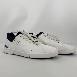 On Cloud The Roger Advantage Shoes Sneakers White Midnight Men's Size 12 Comfort